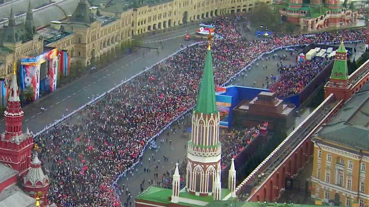 Новые рекорды грандиозной акции "Бессмертный полк"