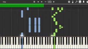Зэнгэр Кулмэк / Зәңгәр Күлмәк, татарская народная, баян, пианино, урок, разбор, ноты, перезалив