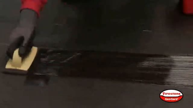Склеивание ЭПДМ мембраны Firestone