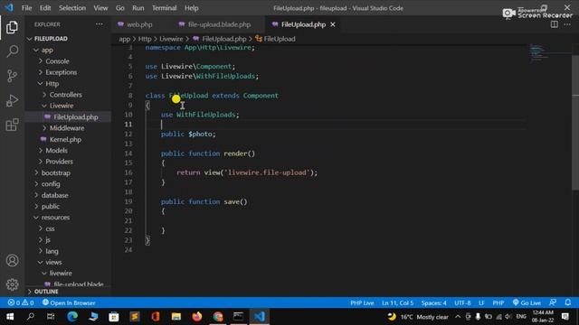 Laravel Livewire Tutorial #19 - How To File Upload In Livewire In Hindi