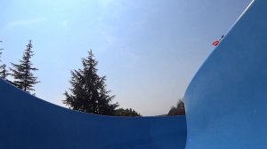 Blue Tobogán Water Slide at Aqualand del Vasto