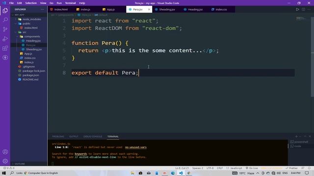 Explain Function Based Components In React js || EXCELLENT CODE WITH AJ смотреть онлайн