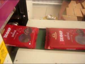 Горизонтальная упаковочная машина упаковка зефира в коррексе