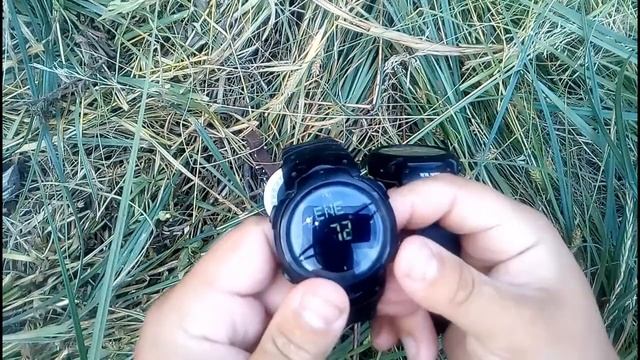Настройка компаса, часы Skmei