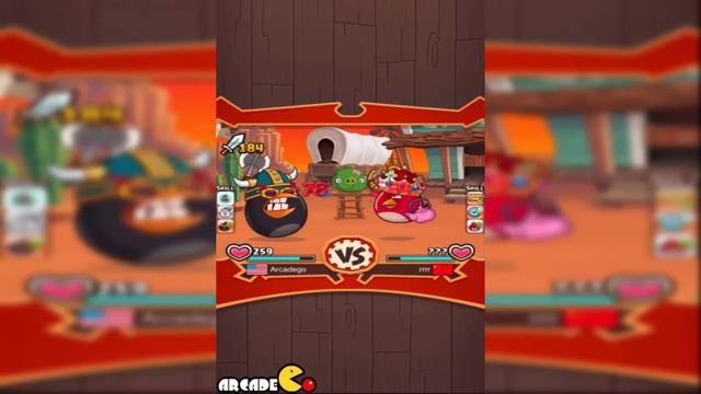 Angry Birds Fight! - NEW WESTERN ISLAND SUPER KAIJUU PIG MONSTER iOS/iPad смотреть онлайн