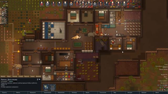 ГОТОВЛЮСЬ К ФИНАЛУ! ОДИН В ДЖУНГЛЯХ БЕЗ ВСЕГО | #54 Rimworld 1.0 Кошмар смотреть онлайн