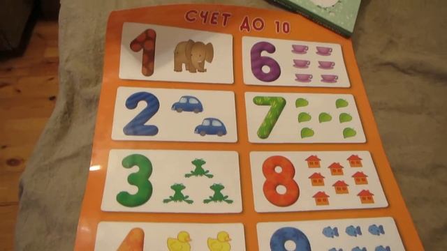 Счет до 10. Плакат для обучения счету