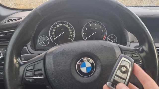 Чип ключ БМВ 7 серии в кузове F01 2012 года. Программирование в блок CAS4 смотреть онлайн