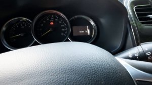 Как убрать "Индикатор ключ" на панели приборов Renault Sandero Stepway 2