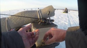 Рыбалка весной на Горьковском водохранилище, Волга, ловим берша.