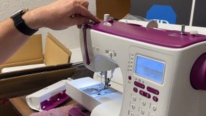 How to thread your Necchi NC-204D Part 1