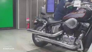 Мотоцикл круизер Honda Shadow 750 Slasher рама RC48 чоппер кастом гв 2002 пробег 8 122 км черный