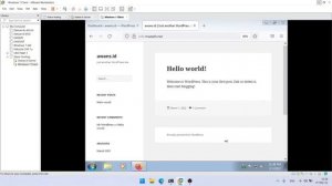 Konfigurasi Shared Hosting Pada Debian Server - Part 7 | Installasi CMS WordPress Di Browser - Bag