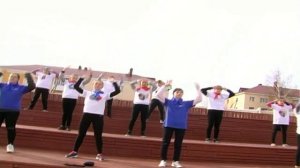 Флешмоб школьного отряда "Волонтеры Победы". МБОУ СОШ№6 . г.Бавлы