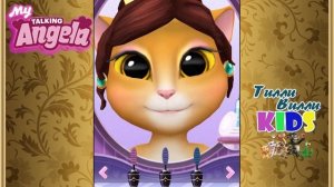 МОЯ ГОВОРЯЩАЯ АНДЖЕЛА КОРОЛЕВА # 12 Наклейки  Мультик про котиков My talking Angela