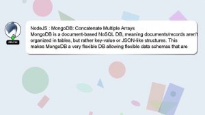 NodeJS : MongoDB: Concatenate Multiple Arrays