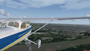 Cessna 172 Budapest, Pilis hills sightseeing  [sim + real]