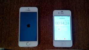 iphone 5s ios 9.3.2 тест скорость и время загрузки включения iphone 5s ios 9.3.2 boot speed and tim