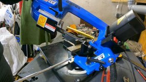 Станок ленточнопильный по металлу FABTEC BS-85 и другие штучки. Угол 45°и 90°без проблем.