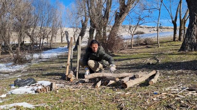 !! MINUS 17 !! WINTER CAMP / STOVE TENT CAMP смотреть онлайн