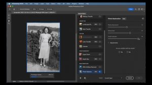 Using Neural Filters in Photoshop to Fix & Colorize Old Photos (Photo Restoration & Colorize)