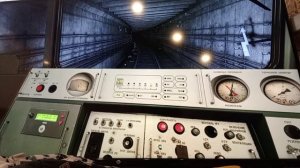изтупика за станцией Октябрьская до станции Шаболовская на ретро поезде