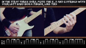 Queen - Under Pressure (Bass Lesson w/tab)