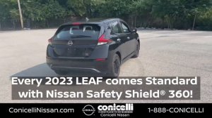 Introducing the All-Electric 2023 Nissan LEAF, in stock now at Conicelli Nissan!