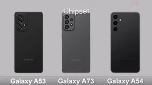 Samsung Galaxy A54 Vs Samsung Galaxy A53 Vs Samsung Galaxy A73 5G