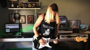 Iron Maiden - The Aftermath (SOLO COVER) Janick Gers