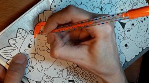 Как раскрашивать гелевыми ручками раскраски антистресс для взрослых и детей | Coloring with gel pen