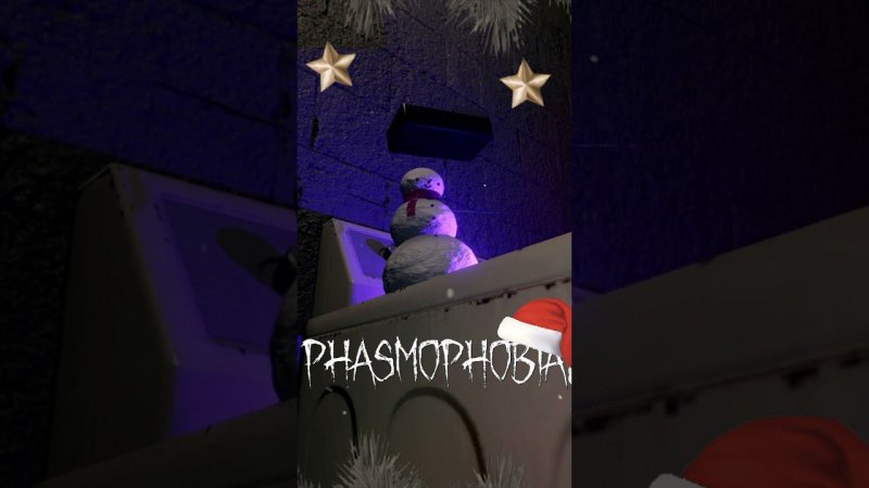 МОЙ СНЕГОВИК ОЖИЛ и ЭТО ПРАВДА СТРАШНО #shorts #шортс #bindasovgame #phasmophobia