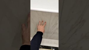 Обзор готового керлита #керлит #ванная #крупныйформат #санктпетербург #uzbekmaster #плитка #вреки