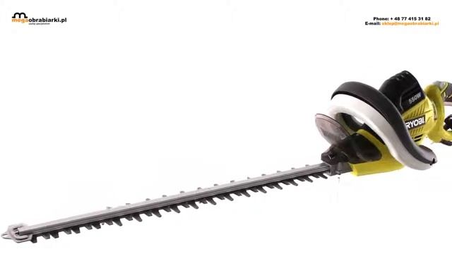 Elektryczne nożyce do żywopłotu Ryobi RHT5555RS смотреть онлайн