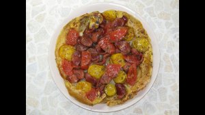 Быстрый пирог из слоеного теста