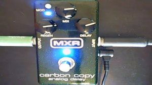 Crazytrainmusic: MXR Carbon Copy Analog Delay Demo
