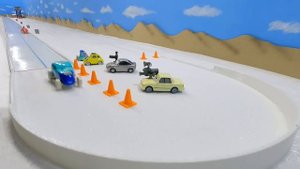 Lightning McQueen Challenges Racers at Salt Flats | Pixar Cars