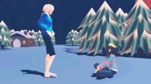 Frisk and Sans ~ Burnt Rice ~ |MMD|