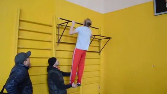 14 лет подтянулся 30 раз!!!!!!!! допризывная молодеж смотреть онлайн