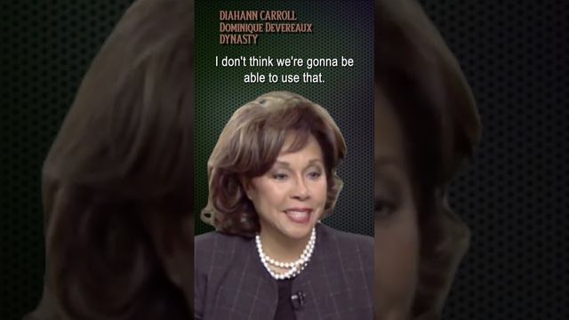 Billy Dee Williams sees Diahann Carroll naked on Dynasty