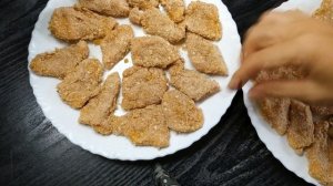 Наггетсы - сочные и вкусные. Простой рецепт. Фритюрница Kitfort-KT-2009.