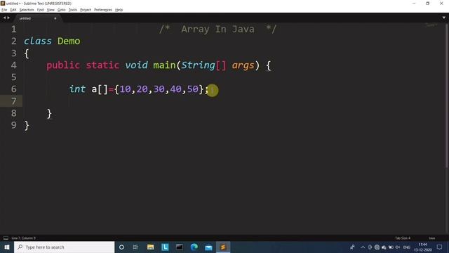 Arrays in Java (Hindi) | What is array? Explain with Syntax & Example