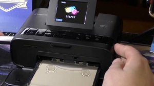 Фотопринтер Canon Selphy CP1200 - очень компактный.