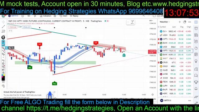 LIVE ALGO TRADING 19 Sep | LIVE NIFTY, BANKNIFTY, CRUDE, USDINR  BUY SELL SIGNAL  | #algotrading