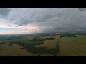 Полет на параплане с командой Траектория полета в Нижнем Новгороде 08.07.2023 в 360.10