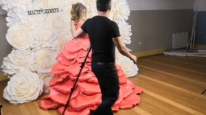 Платье из изолона.