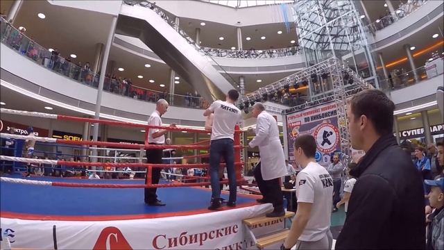Бой по Кикбоксингу Против КМС. Сломал нос