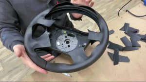 Перетяжка руля BMW E39, часть 2