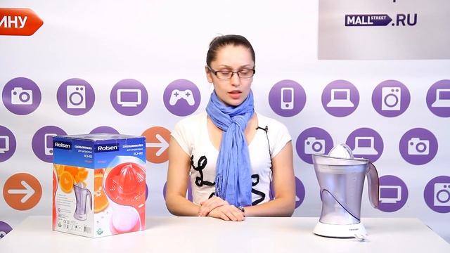 Соковыжималка Rolsen RCJ-402 смотреть онлайн