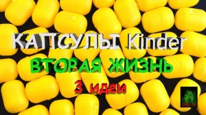 Капсулы Kinder. Вторая жизнь. 3 идеи.DIY.